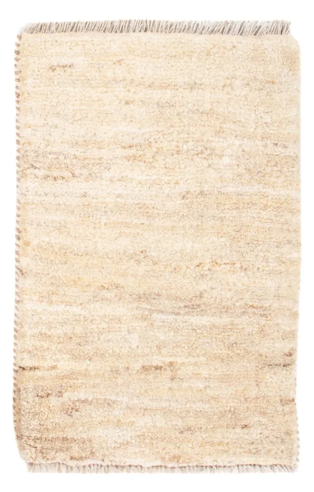 Gabbeh-teppe - persisk - 60 x 40 cm - lys beige
