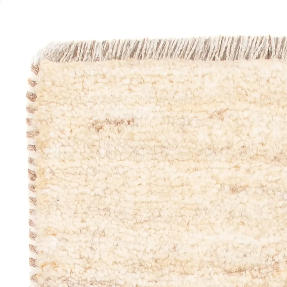 Gabbeh-teppe - persisk - 60 x 40 cm - lys beige