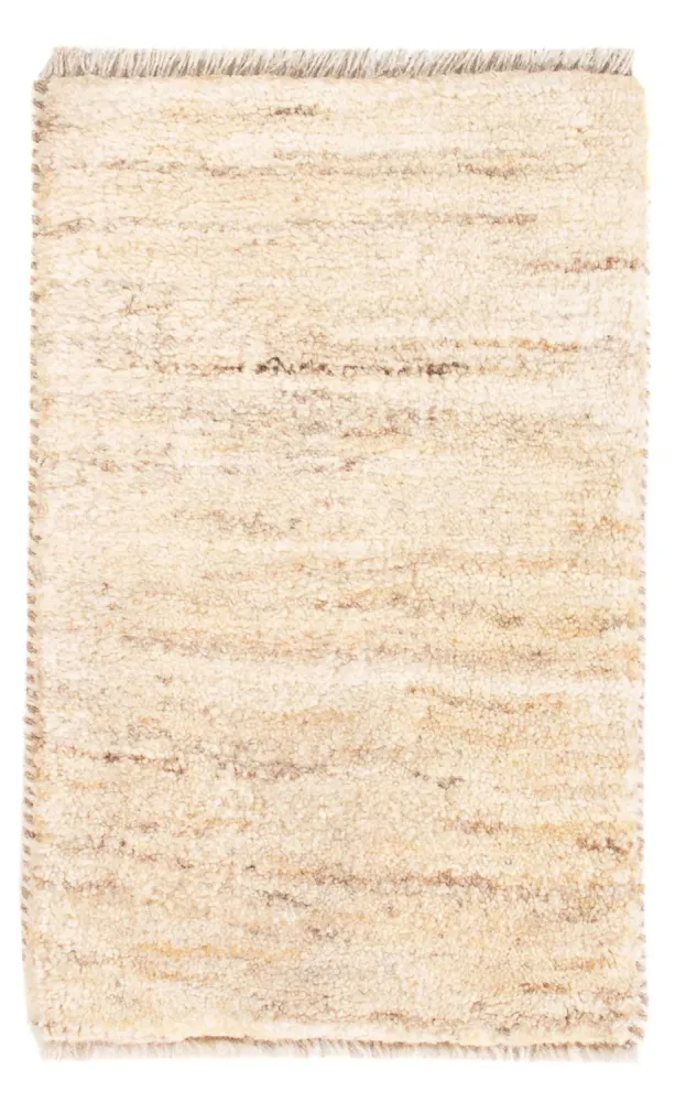 Gabbeh-teppe - persisk - 60 x 40 cm - lys beige