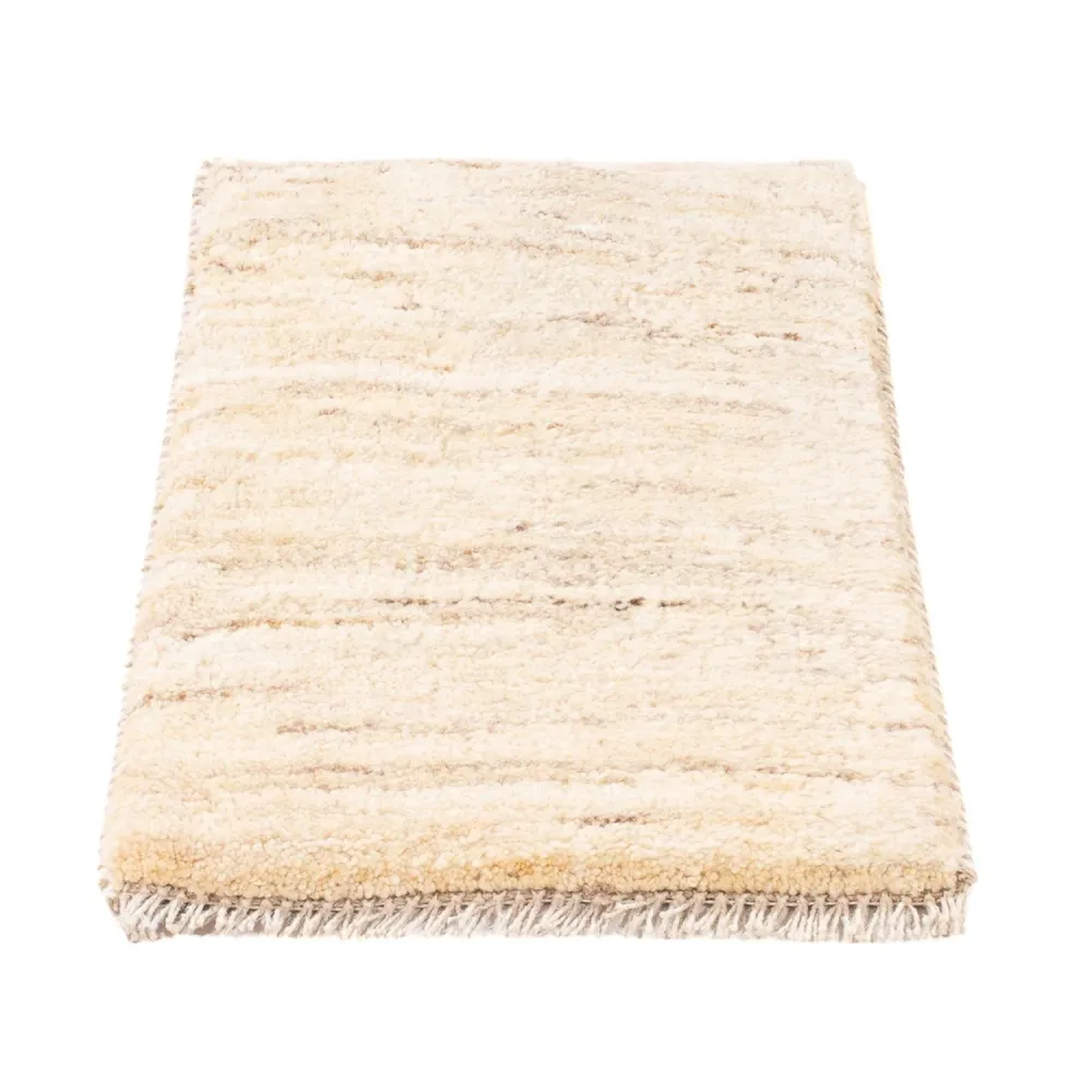Gabbeh-teppe - persisk - 60 x 40 cm - lys beige