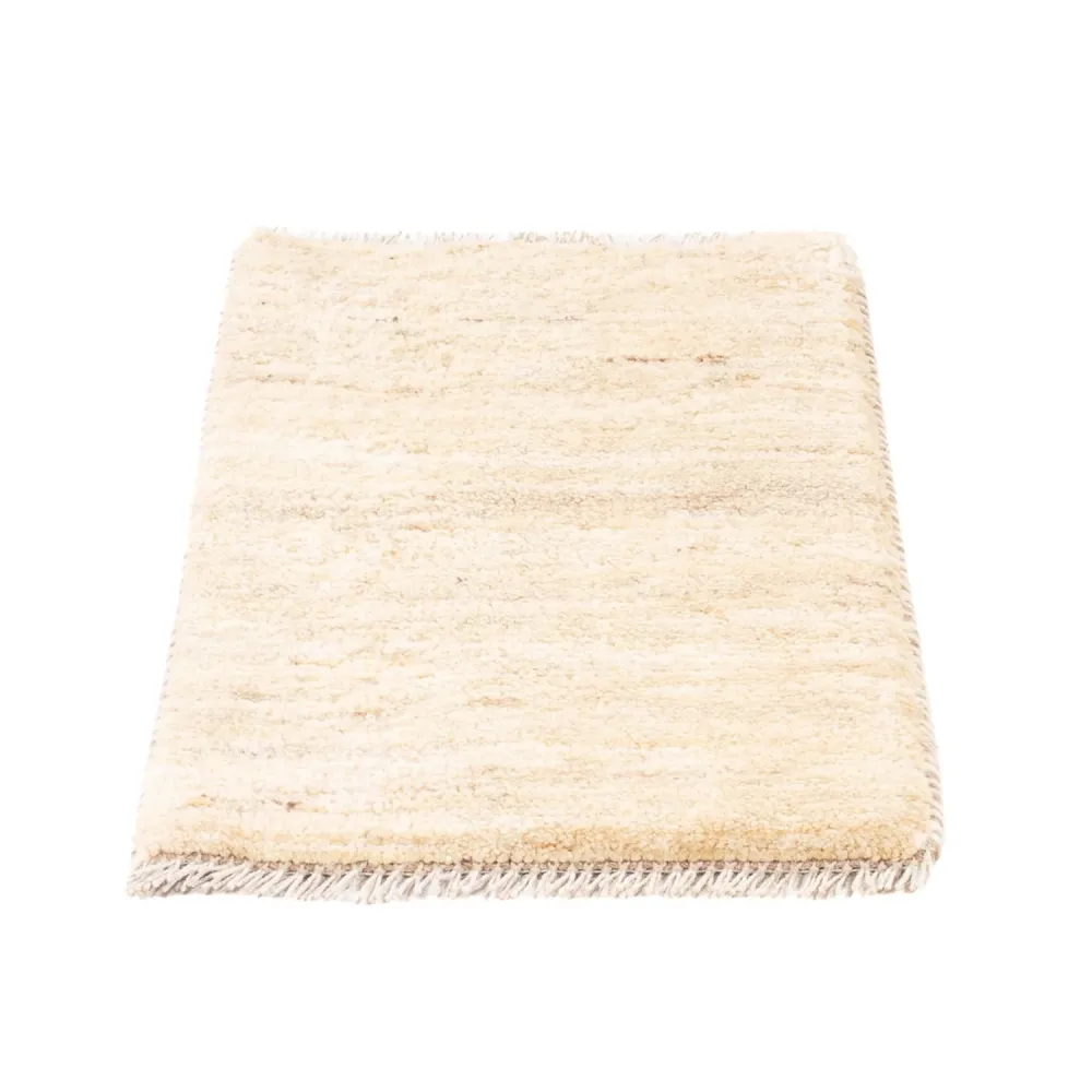 Gabbeh-teppe - persisk - 60 x 40 cm - lys beige