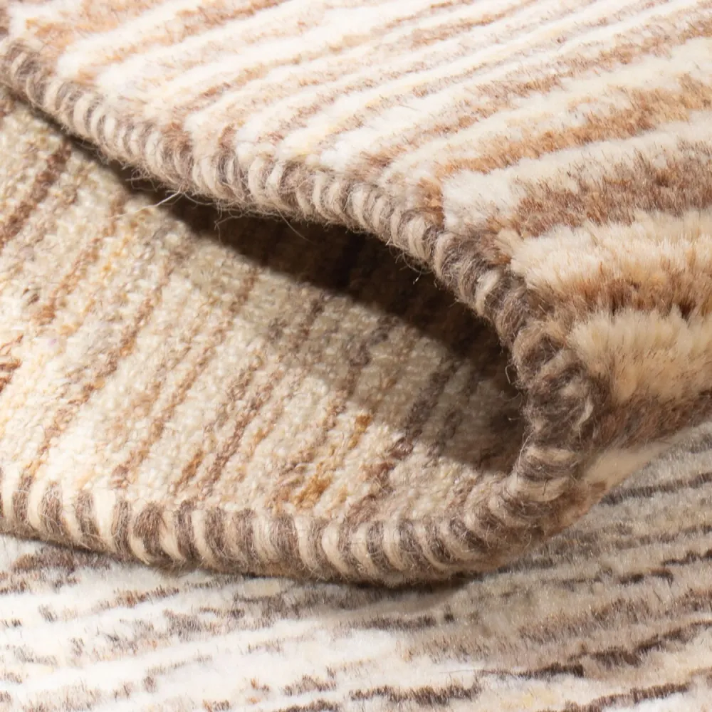 Gabbeh-teppe - persisk - 92 x 60 cm - lys beige