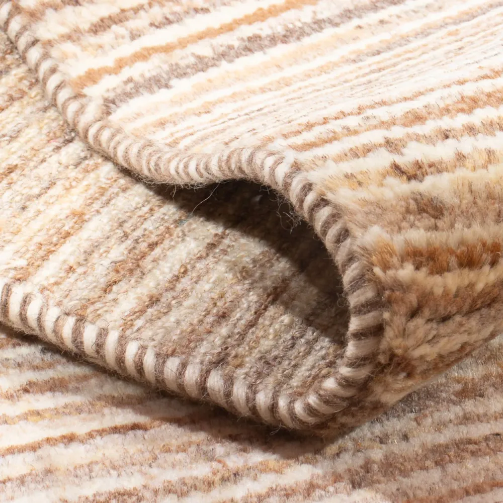 Gabbeh-teppe - persisk - 93 x 58 cm - lys beige