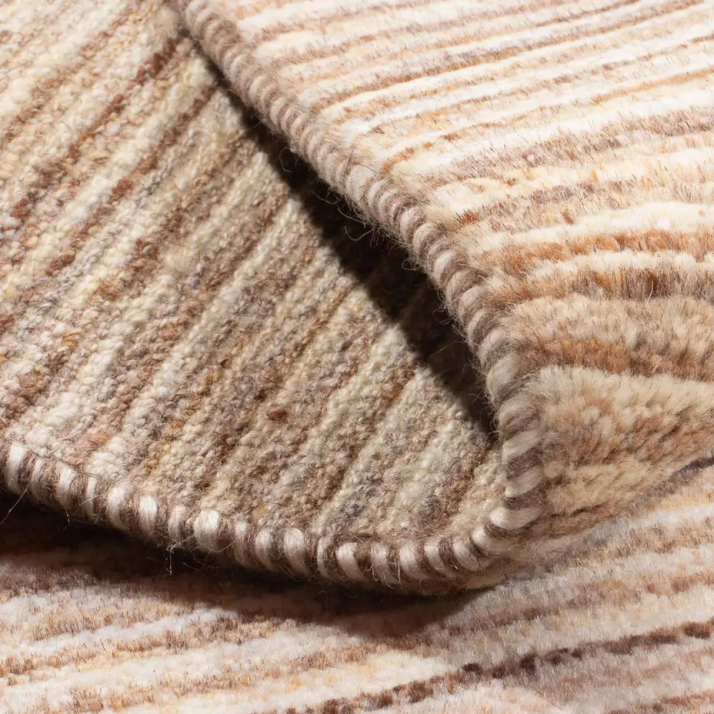 Gabbeh-teppe - persisk - 92 x 61 cm - lys beige