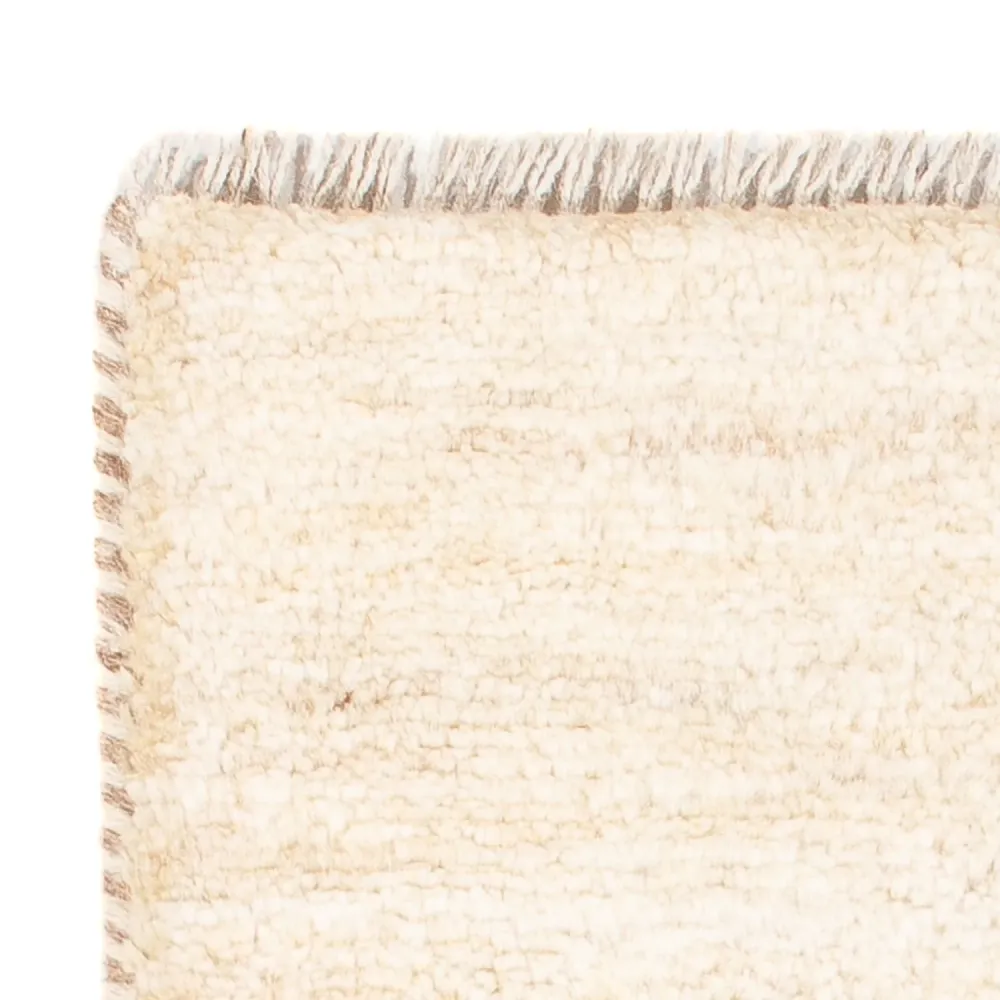 Gabbeh-teppe - persisk - 60 x 40 cm - lys beige