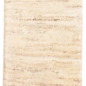Gabbeh-teppe - persisk - 60 x 40 cm - lys beige