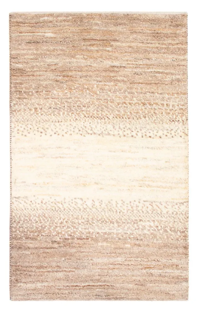 Gabbeh-teppe - persisk - 93 x 58 cm - lys beige