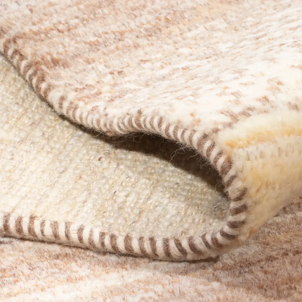 Gabbeh-teppe - persisk - 93 x 58 cm - lys beige