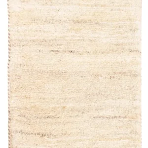 Gabbeh-teppe - persisk - 60 x 40 cm - lys beige