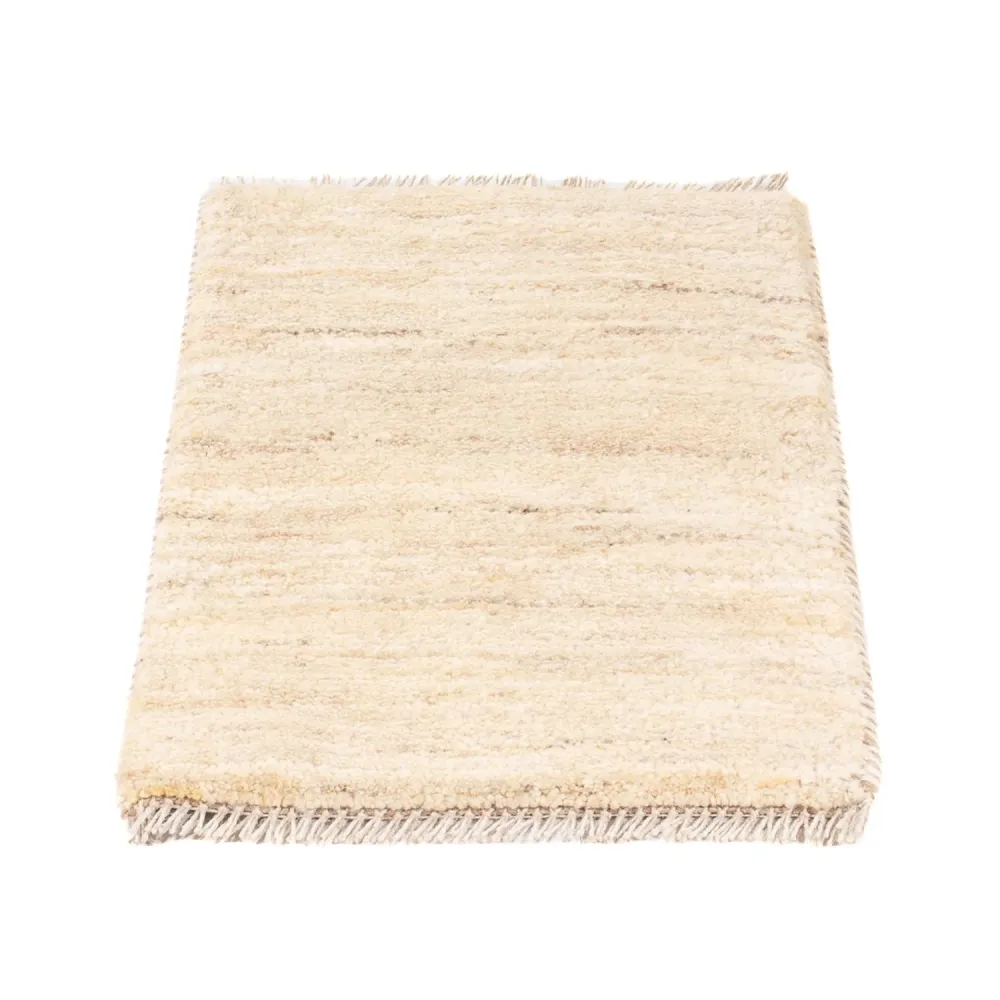 Gabbeh-teppe - persisk - 60 x 40 cm - lys beige