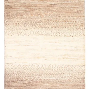 Gabbeh-teppe - persisk - 93 x 58 cm - lys beige