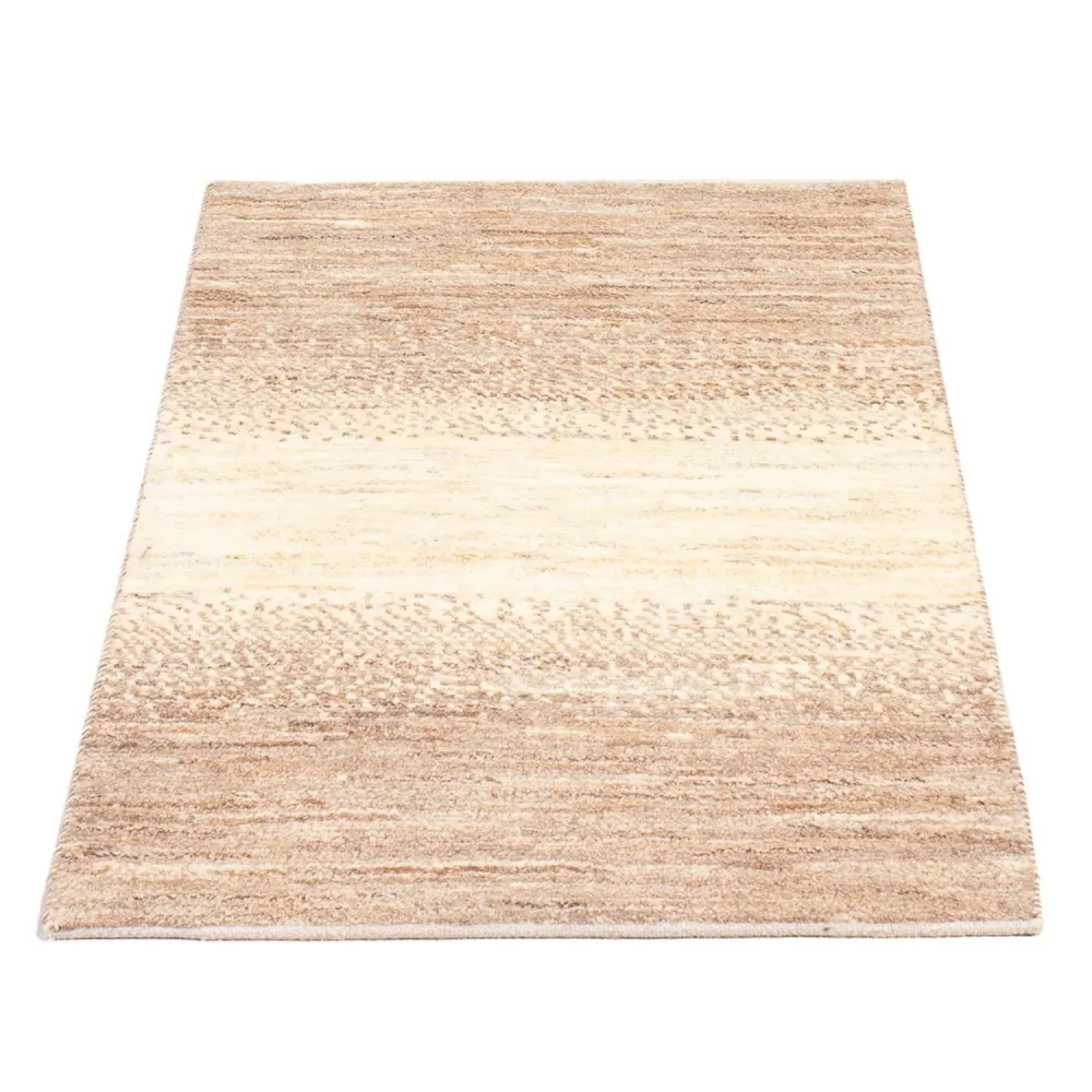 Gabbeh-teppe - persisk - 93 x 58 cm - lys beige