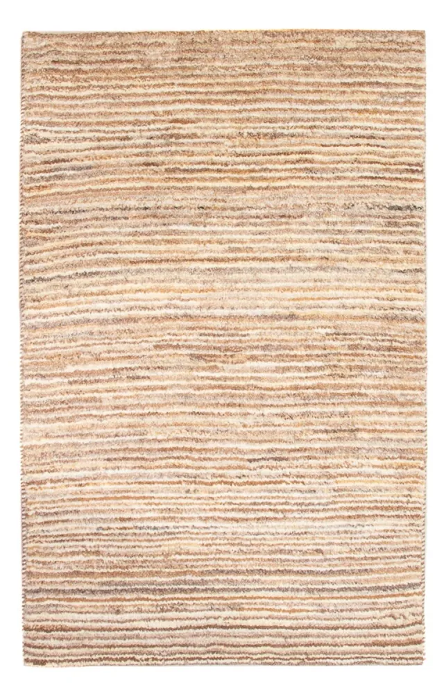 Gabbeh-teppe - persisk - 93 x 58 cm - lys beige