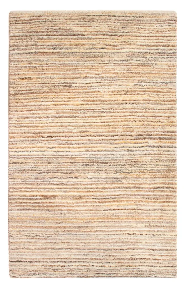 Gabbeh-teppe - persisk - 93 x 60 cm - mørk beige