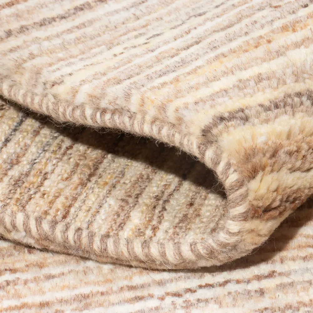 Gabbeh-teppe - persisk - 93 x 60 cm - mørk beige