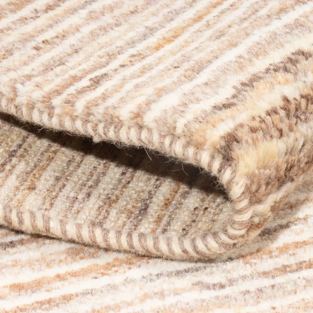 Gabbeh-teppe - persisk - 90 x 58 cm - mørk beige