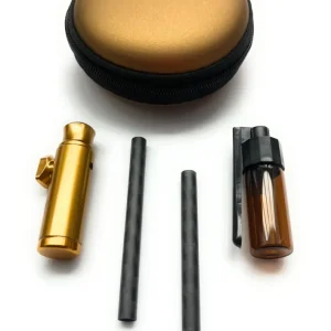 Gold Soft-Case Sett – Elegant og praktisk oppbevaringssett med karbon og XL-dispenser