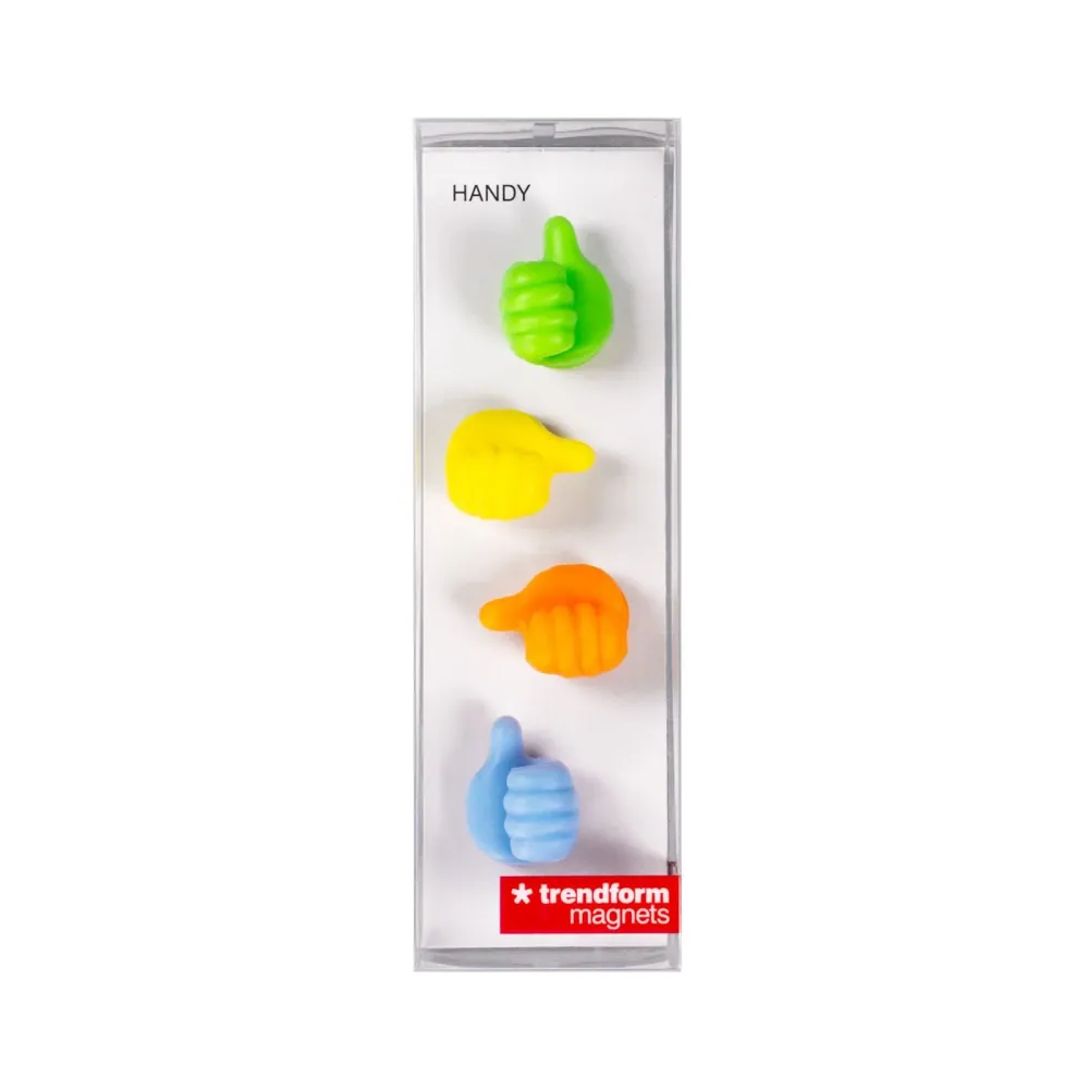 HANDY (mix) magneter, 4-pakk - kjøleskapsmagneter
