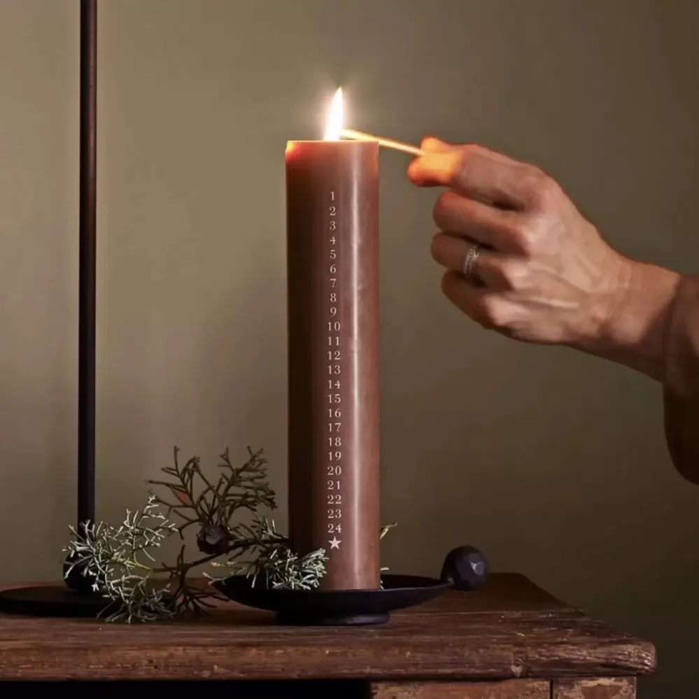 HAZEL - 30 CM CANDLE-XMAS