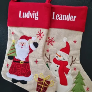 Julestrømpe Med Valfritt Navn
