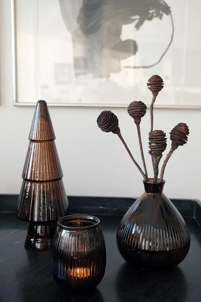 Keaton vase - sjokolade