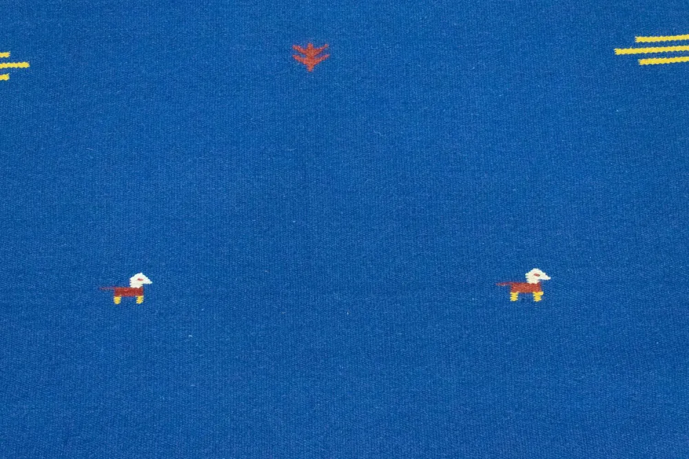 Kelim teppe - Trendy - 180 x 120 cm - blå