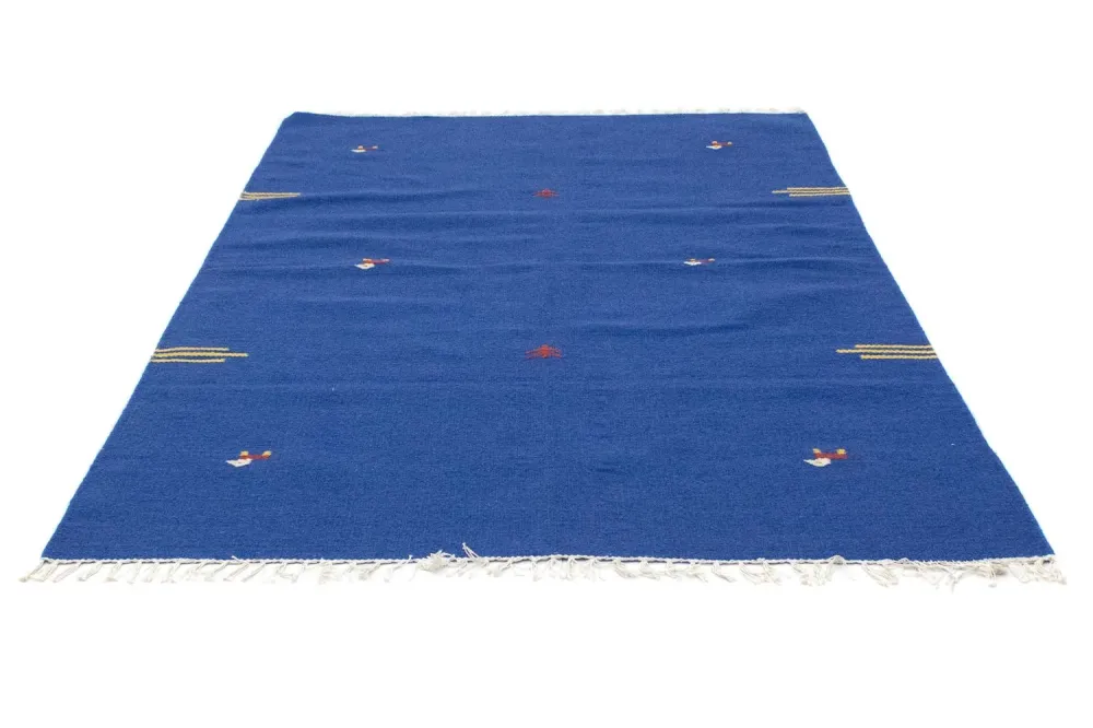 Kelim teppe - Trendy - 180 x 120 cm - blå