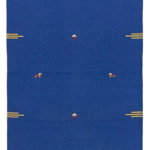 Kelim teppe - Trendy - 180 x 120 cm - blå