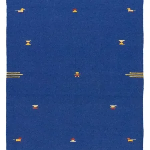 Kelim teppe - Trendy - 180 x 120 cm - blå