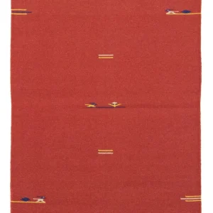 Kelim teppe - Trendy - 180 x 120 cm - rød