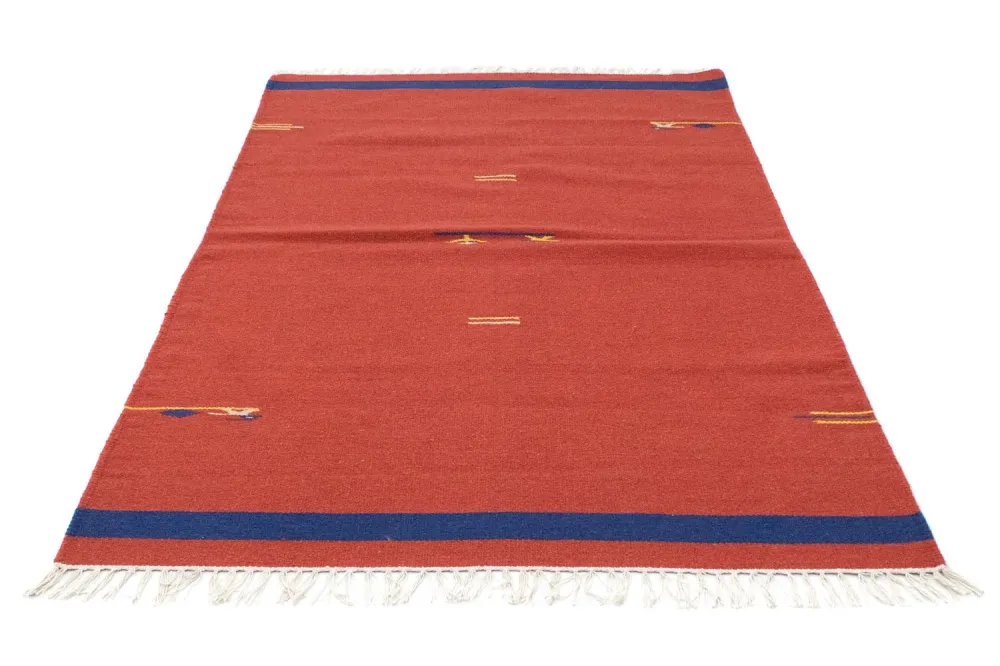 Kelim teppe - Trendy - 180 x 120 cm - rød