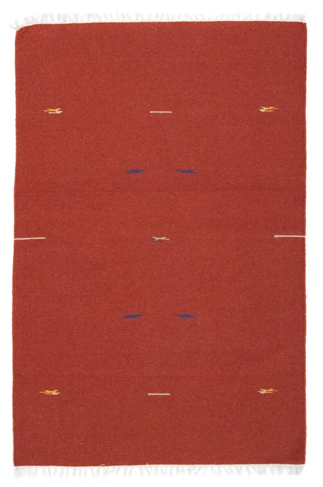 Kelim teppe - Trendy - 180 x 120 cm - rød