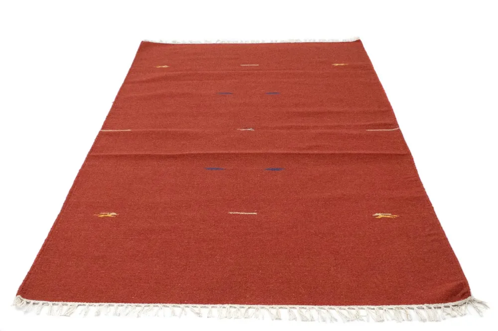 Kelim teppe - Trendy - 180 x 120 cm - rød