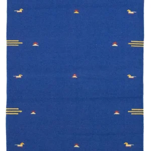 Kelim teppe - Trendy - 180 x 120 cm - blå