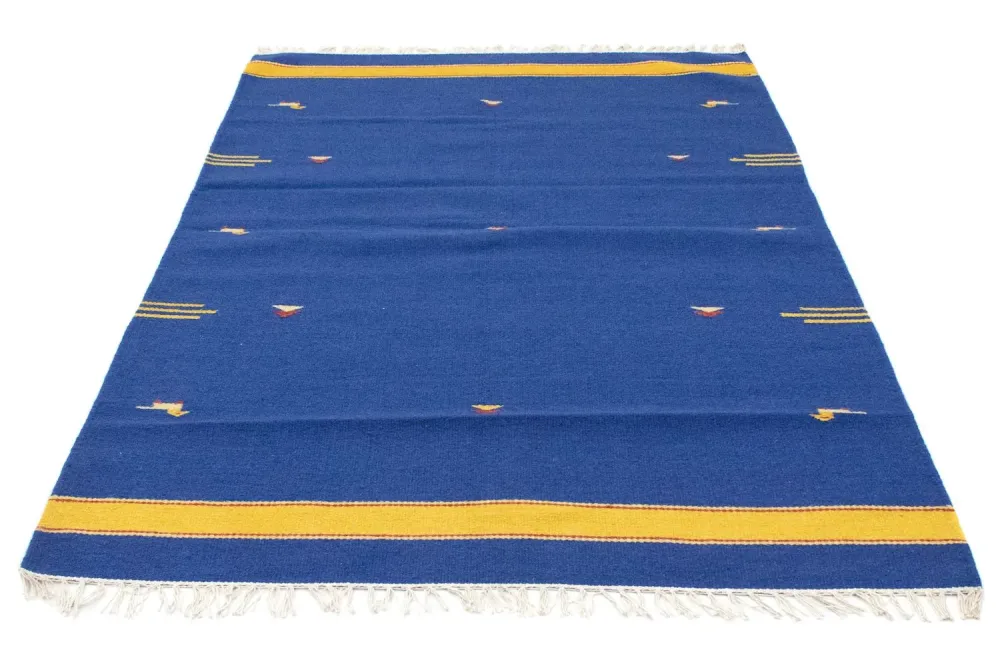 Kelim teppe - Trendy - 180 x 120 cm - blå