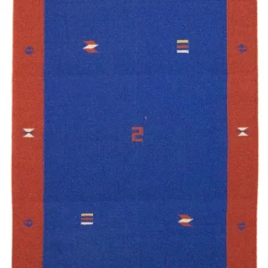 Kelim teppe - Trendy - 180 x 120 cm - blå