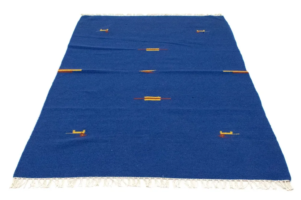 Kelim teppe - Trendy - 180 x 120 cm - blå