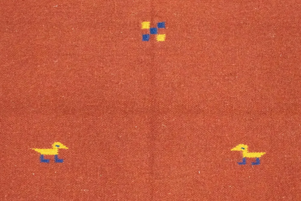 Kelim teppe - Trendy - 180 x 120 cm - rød