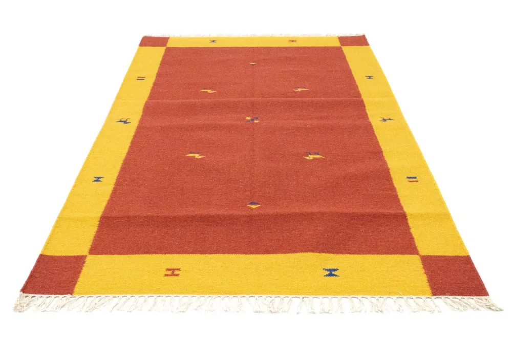 Kelim teppe - Trendy - 180 x 120 cm - rød