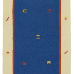 Kelim teppe - Trendy - 180 x 120 cm - blå