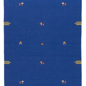 Kelim teppe - Trendy - 180 x 120 cm - blå