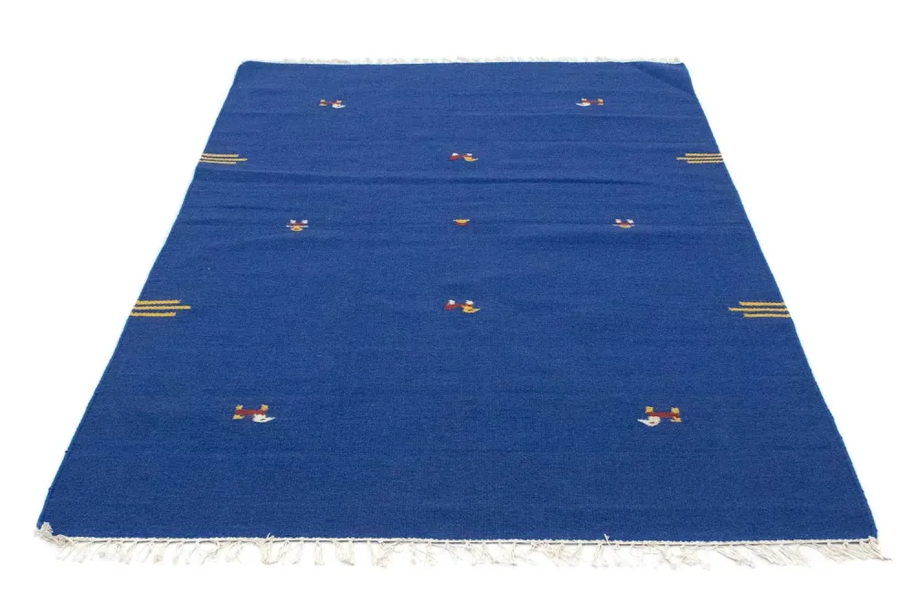 Kelim teppe - Trendy - 180 x 120 cm - blå