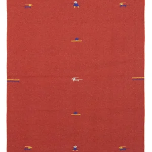 Kelim teppe - Trendy - 180 x 120 cm - rød