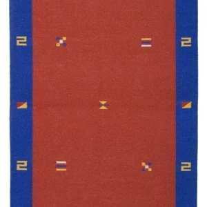 Kelim teppe - Trendy - 180 x 120 cm - rød