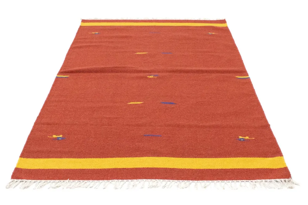 Kelim teppe - Trendy - 180 x 120 cm - rød