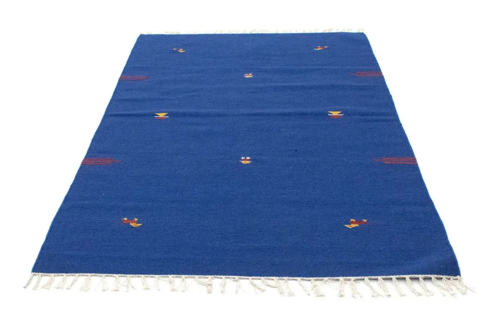 Kelim teppe - Trendy - 180 x 120 cm - blå