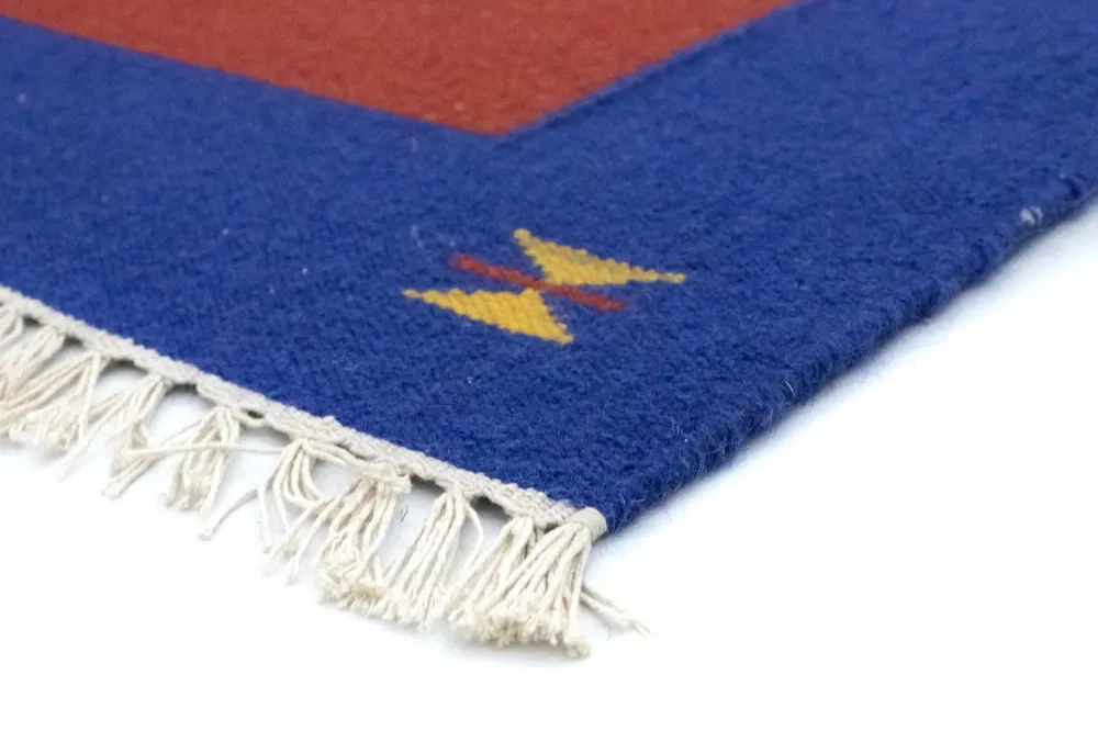 Kelim teppe - Trendy - 180 x 120 cm - rød