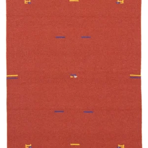 Kelim teppe - Trendy - 180 x 120 cm - rød