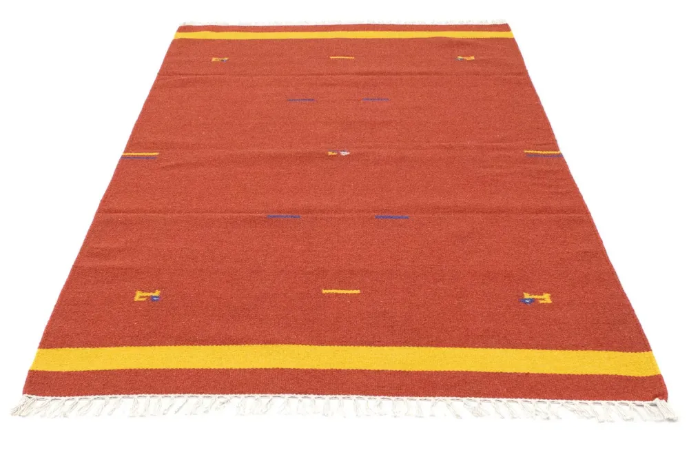 Kelim teppe - Trendy - 180 x 120 cm - rød