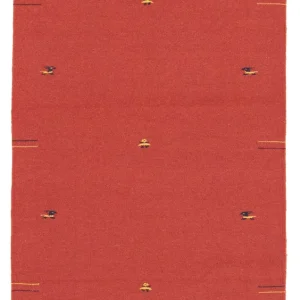 Kelim teppe - Trendy - 180 x 120 cm - rød